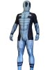 Grey Deadpool | Printed Spandex Lycra Zentai Costume with 3D Muscle Shading