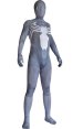 Grey Printed S-guy Zentai Suit with 3D Muscle Shades