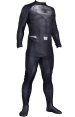 Grey Superman Costume | Printed Spandex Lycra with 3D Muscle Shading