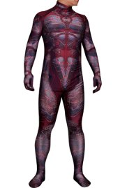 Guyver Printed Spandex Lycra Costume with 3D Muscle Shading