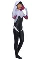 Gwen Stacey S-guy Printed Spandex Lycra and Leather Bodysuit with 3D Muscle Shadings