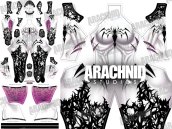 GWENOM V2 Jamie Tyndall Dye-Sub Printed Spandex Lycra Spider Gwen Costume