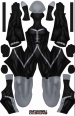 Hero Academia No Hero Printed Spandex Lycra Costume