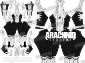 HOMECOMING B&W SPIDER-MAN Dye-Sub Spandex Lycra Superhero Costume