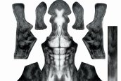 Husky Printed Spandex Lycra Costume