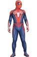 Insomniac S-guy Video Game Printed Spandex Lycra Costume with 3D Muscle Shading