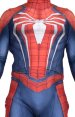 Insomniac S-guy Video Game Printed Spandex Lycra Costume with 3D Muscle Shading