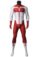 Invincible Omni-Man Nolan Grayson Printed Spandex Lycra Costume with Cape