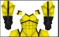 Invisible Kid Printed Spandex Lycra Costume with Muscle Shadings
