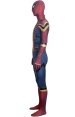 Iron Spider Dye-Sub Spandex Lycra Costume with Fake Leather and Lenses Attached