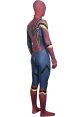 Iron Spider Dye-Sub Spandex Lycra Costume with Fake Leather and Lenses Attached