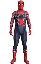 Iron-Spider Homecoming Printed Spandex Lycra Costume with 3D Muscle Shadings