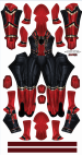 Iron-Spider Homecoming Printed Spandex Lycra Costume with 3D Muscle Shadings