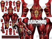 IRON SPIDER-MAN Printed Dye-Sub Superhero Costume