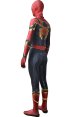 IRON SPIDER MCU V3 Printed Costume Set with Golden Film Printed