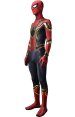 IRON SPIDER MCU V3 Printed Costume Set with Golden Film Printed