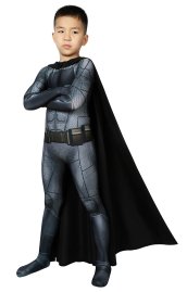 Justice League Batman Printed Costume with Cape for Kid
