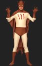 Kerra! Brown Cat Full Body Lycra Zentai Suits with Cap