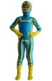 Kick Ass Kids Costume | Blue and Yellow Spandex Lycra Zentai Suit