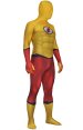 Kid Flash Printed Spandex Lycra Costume with 3D Muscle Shadings