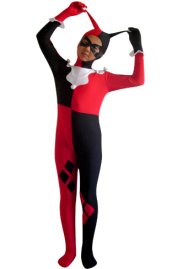 Kids Harley Quinn Zentai Costume