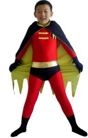 Kids Robin Zentai Costume