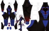 Kingdom Hearts inspired Riku Dark Mode Printed Spandex Lycra Costume