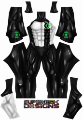 Kyle Rayner Shiny Printed Spandex Lycra Costume