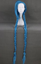 League of Legends!Jinx's Wig For Cosplay Show!