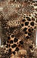 Leopard and Text Thicken Velvet Zentai Suit