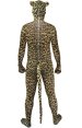 Leopard Printed Face Spandex Lycra Zentai Costume