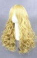 Light Gold Lolita Curled Long Wig!