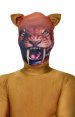 Machairodus Printed Spandex Lycra Zentai Suit with Ears and Tail