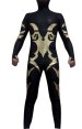 Masked Rider Chalice Gold Metallic and Black Matte Metallic Under Bodysuit