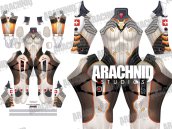 MERCY D VA Overwatch Dye-Sub Printed Spandex Lycra Costume