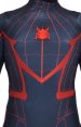 Miles Morales Civil War V2 Printed Spandex Lycra Bodysuit Sewn with Fake Leather