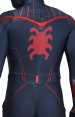 Miles Morales Civil War V2 Printed Spandex Lycra Bodysuit Sewn with Fake Leather