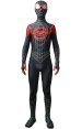 Miles Morales Into the Spider Verse Costume with Puff Painted Silver Lines