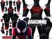 MILES MORALES - INTO THE SPIDER-VERSE Dye-Sub Spandex Lycra S-guy Costume