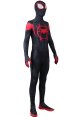 Miles Morales Into the Spider-Verse Printed Spandex Lycra Costume with Lenses and Soles