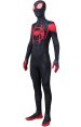 Miles Morales Into the Spider-Verse Printed Spandex Lycra Costume with Lenses and Soles