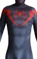 Miles Morales S-guy Printed Zentai Costume 2 with 3D Muscle Shades