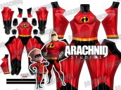 MR INCREDIBLE Printed Spandex Lycra Costume