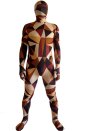 Multi-Color Plaid Patterned Spandex Lycra Zentai Suit Multi-Color Plaid Patterned Spandex Lycra Zentai Suit
