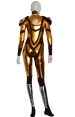 Neon Strike Vi Costume | Gold and Brown 3D Effect Catsuit