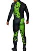 New 52 Poison Ivy Printed Spandex Lycra Zentai Costume with 3D Muscle Shading