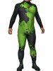 New 52 Poison Ivy Printed Spandex Lycra Zentai Costume with 3D Muscle Shading