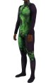 New 52 Poison Ivy Printed Spandex Lycra Zentai Costume with 3D Muscle Shading