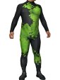 New 52 Poison Ivy Printed Spandex Lycra Zentai Costume with 3D Muscle Shading