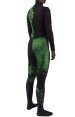 New 52 Poison Ivy Printed Spandex Lycra Zentai Costume with 3D Muscle Shading